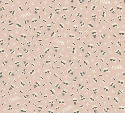 Produktbild von Karl Lagerfeld Wallpaper Designertapete Ikonik Luxustapete Vliestapete beige schwarz weiß 10,05 m x 0,53 m