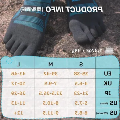 Bequeme Zehensocken zum Laufen aus 100% Baumwolle, Hauptbild