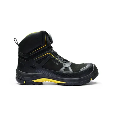 Produktbild von Blakläder Gecko Sicherheitsstiefel mit Drehverschluss, Farbe:schwarz/gelb, Schuhgröße:41 (UK 7)