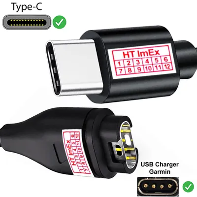 Produktbild von 1 Stück USB-C Ladekabel für Garmin Fenix 7 7S 7X 6 6S 6X Pro 5 5S 5X Forerunner