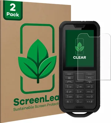 Produktbild von 2x ScreenLeaf Schutzfolie für Nokia 800 Tough nachhaltiger Displayschutz Display Schutz Folie Klar Transparent