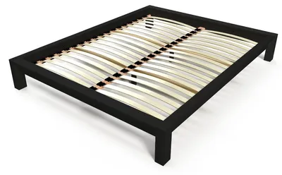 Immagine prodotto di Letto in legno 140x200 King Solid - Nero