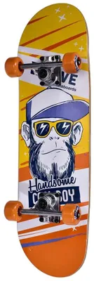 Imagen del producto de Tabla de longboard para principiantes, color azul