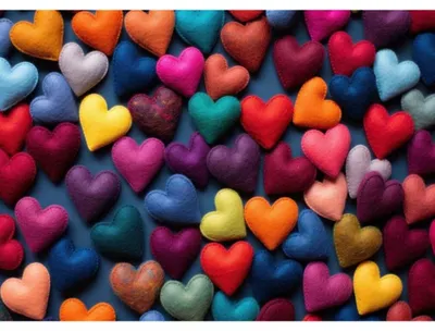 Obrázek produktu pro Bluebird Puzzle Puzzlespiel Coeurs Multicolores - 500 dílků bunt