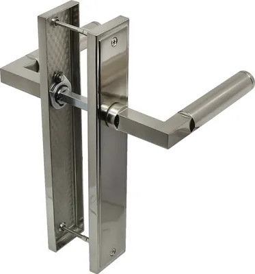 Produktbild von Türbeschlag 2310 Camilla LS Blindschild Nickelmatt Baustil Türklinke Türgriffe