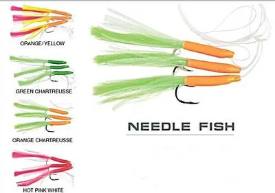 Produktbild von Grauvell Titan Needle Fish 6/0 green/chartreuse Meeresvorfach