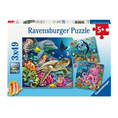 Image de Ravensburger Puzzle Enchanted Underwater World, 3x49pcs.
