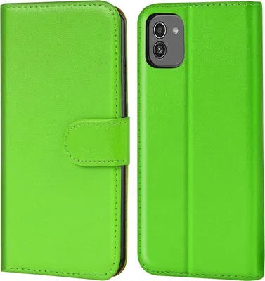Produktbild von Conie Klapp Tasche für Samsung Galaxy A03 Kartenfach Rundumschutz Hülle in Grün