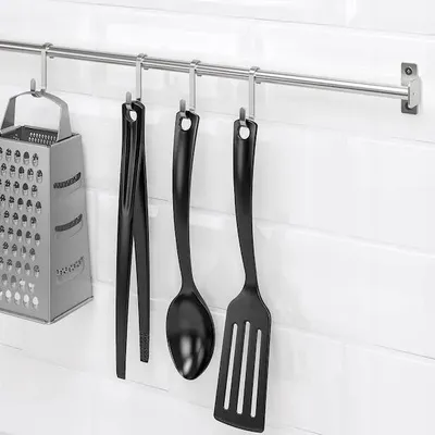 Produktbild von IKEA KUNGSFORS Edelstahl Küchenreling Stange 56 cm