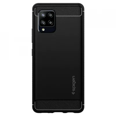 Produktbild von Stoßfeste Hülle Spigen, Samsung Galaxy A42 5G, Schwarz