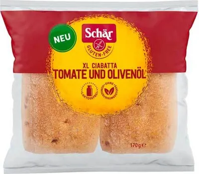 Produktbild von Schär Ciabatta Tomate und Olivenöl 170g (2x85g)