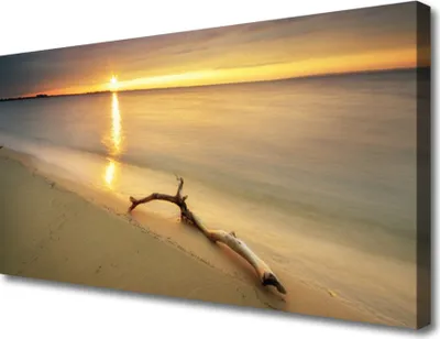 Produktbild von Tulup Leinwand-Bilder 100x50 Wandbild Canvas Kunstdruck Meer Strand Landschaft