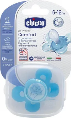 Produktbild von PHYSIO COMFORT Silikon-Schnuller, blau, 6m+
