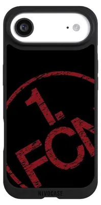 Produktbild von NIVOCASE Handyhülle für Apple iPhone Air  Hülle NIVOpure Case Schwarz 1. FCN Fanartikel Textur