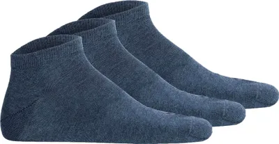 Produktbild von camel active Herren Sneakersocken, 3er Pack - Basic Socken, Baumwolle Dunkelblau 39-42
