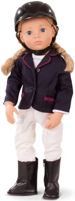 Produktbild von Götz 1466022 Happy Kidz Anna Reitspaß Puppe 50 cm Multigelenk-Stehpuppe