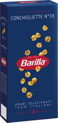 Produktbild von 16x Pasta Barilla - Conchigliette N.39 - 500g - Italienische Nudeln