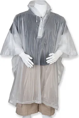 Immagine prodotto di Splashmacs SC010 | Poncho da pioggia - Colore: Trasparente - Taglia: Unica
