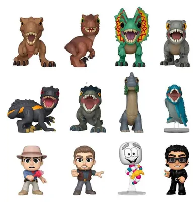 Obrázok produktu pre Jurassic World Mystery Minis Minifigurky P&W 5 cm Display (12)