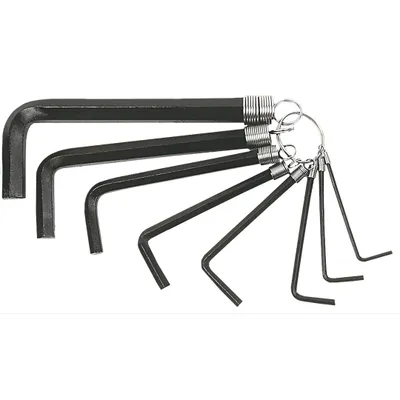 Produktbild von Sechskantschlüssel 2,0–10 mm, 8er-Set, Top Tools 35D055