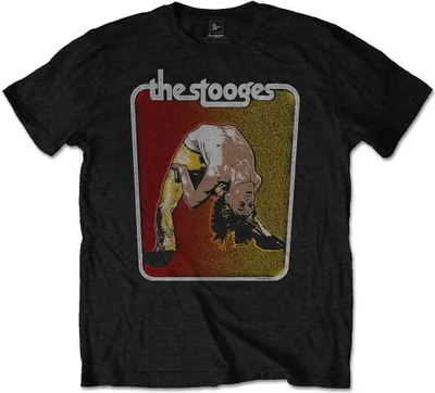 Zdjęcie produktu dla Iggy & The Stooges - Iggy Bent Double Herren X-Large T-Shirt - schwarz