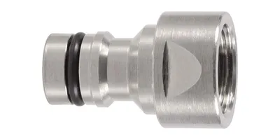Produktbild von GEKA plus-Hahnstecker "Stecksystem" ; IG G 1/2" MS Ni