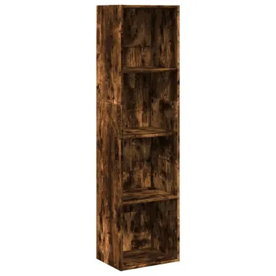 Image de vidaXL Bibliothèque chêne fumé 40x30x152 cm bois composite