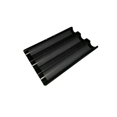Produktbild von Neustanlo | Baguette Backform | Antihaft-Beschichtung | Baguetteform | hitzebeständig bis 230°C | ideal für knusprige Baguettes