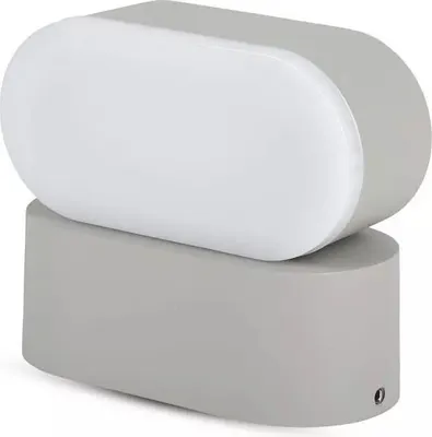 Immagine prodotto di Applique da parete V-TAC 5W LED Grigio IP65 orientabile a 350° VT-816 4000K 800 lm