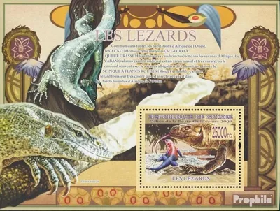 Produktbild von Briefmarken Guinea 2009 Mi Block 1664 (kompl. Ausgabe) postfrisch Eidechsen