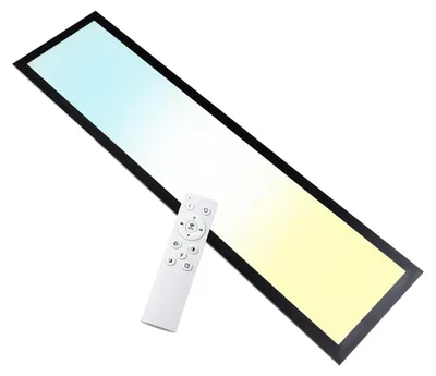 Produktbild von LUXULA LED Aufbauleuchte 40 W 3000 K, 4000 K, 6500 K einstellbar in warm-, neutral- und kaltweiß (CCT) schwarz dimmbar