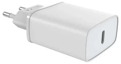 Produktbild von Vision Universal-USB-C-Ladegerät 30 W, weiß, mit EU-Stecker für Geräte