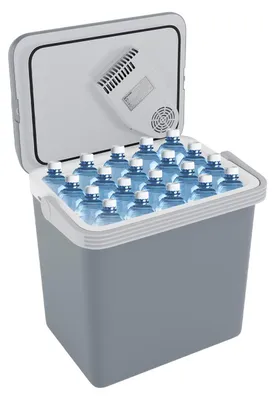 Produktbild von Auronic Kühlbox Elektrisch 12V und 230 Volt - Coolbox - Camping Kühlschrank - Auto - Kühlen und Wärmen - 25L - Frigobox - Grau