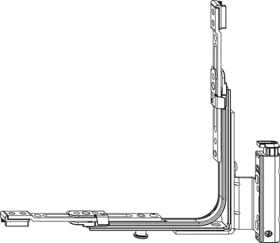 Produktbild von MACO MM Falzecklagerband DTuni mit ÜV, EH, 1iS, 12/18-13 mm, links, silber