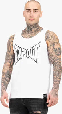 Zdjęcie produktu dla Męski singlet o regularnym kroju TIPTON SINGLET biały/czarny L Tapout