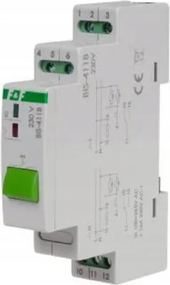 Produktbild von F&F | Bistabiler Relais BIS-411B - 230V - Kompakt - Mehrpunktsteuerung - Zuverlässige Schaltung