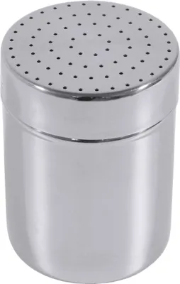 Produktbild von Streuer, Gewürzstreuer, Edelstahl mit Kunststoffdeckel, 1-4 mm Streuung wählbar : 1 mm-Lochung Variante: 1 mm-Lochung