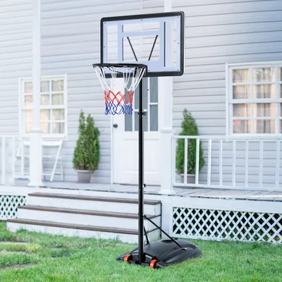 Produktbild von Yaheetech Basketballkorb Basketballständer mit Rollen Basketballanlage Standfuß mit Wasser oder Sand Höheverstellbar