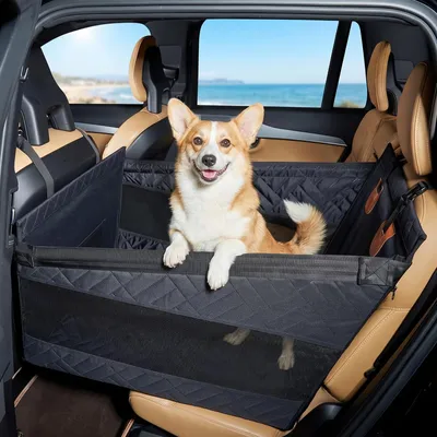 Produktbild von Mannicix Hunde Autositz Extra Stabiler, Hundeautositz Bis 40 kg