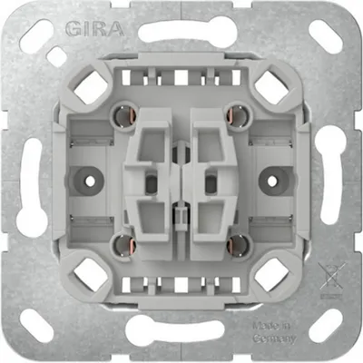 Produktbild von Gira Wipptaster Wechsler 2fach ohne Rahmen Einsatz, Taster