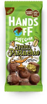 Zdjęcie produktu dla Hands Off Dubai Pistacje 100g – Prażone, chrupiące pistacje premium