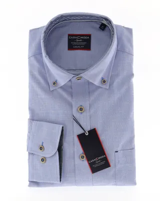 Produktbild von CASAMODA - Herren Hemd Langarm Casual Fit (482979300), Größe: M, Farbe: Blau