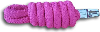 Produktbild von Führstrick mit Panikhaken für Pferd - Anbindestrick in verschiedenen stylischen Designs, Länge 2m, Farbe pink