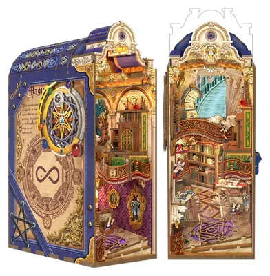 Immagine prodotto di Puzzle 3D, Nicchia per libri Magical Library, legno, Tonecheer, 521 pezzi