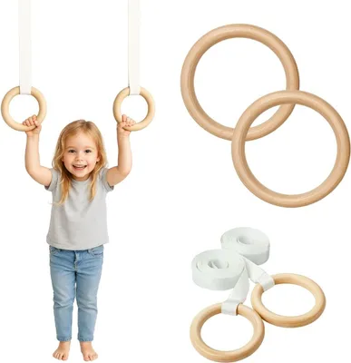Obrázok produktu pre Štart drevené gymnastické kolesá - biely pás