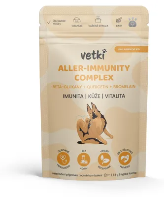 Obrázek produktu pro Vetki Aller-Immunity Complex, zažívání, srst a kůže 84 g