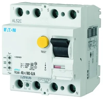 Produktbild von Eaton FEHLERSTROMSCHUTZSCHALTER (FRCDM-40/4/003-G/A)