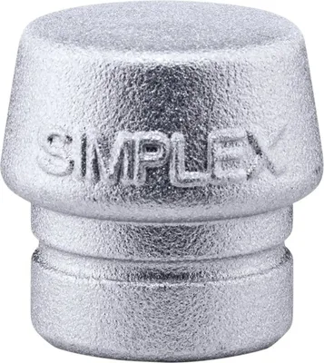 Produktbild von Halder Schonhammerkopf Durchmesser 40mm für Simplex lose Weichmetall hart silber - 3209040