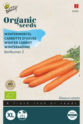 Produktbild von Buzzy Organic Wintermöhre Lange rote stumpfe ohne Herz 2 -  - Ca. 1,5 gr