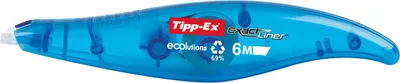 Immagine prodotto di TIPP-EX Exact Liner nastro di correzione 6 m Blu, Bianco 10 pz